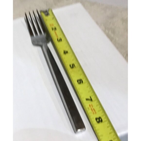 Glo Hill Forks Stainless Steel Dinner Forks 8"  Set Of 6 Minimalist Modern - Picture 15 of 15